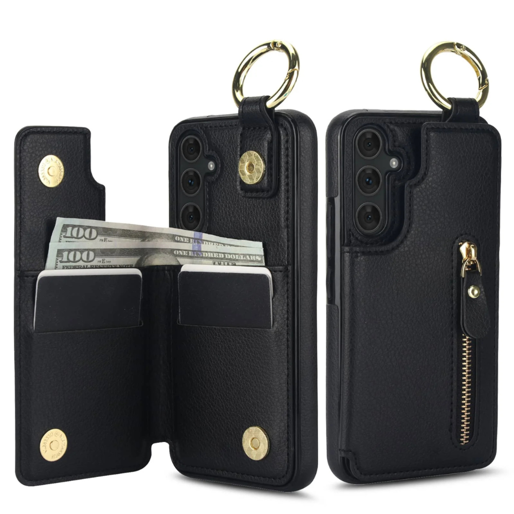 Degero Magnetic Wallet Leather Case For Galaxy A Series