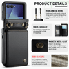 Pollen RFID Blocking Wallet Leather Case For Galaxy Z Flip