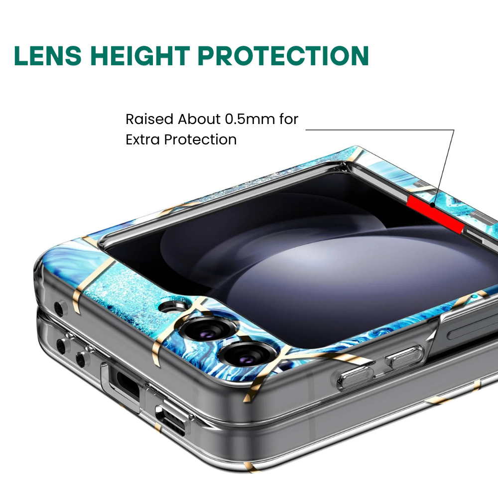 Gravis Plated Silicone Shockproof Case For Galaxy Z Flip