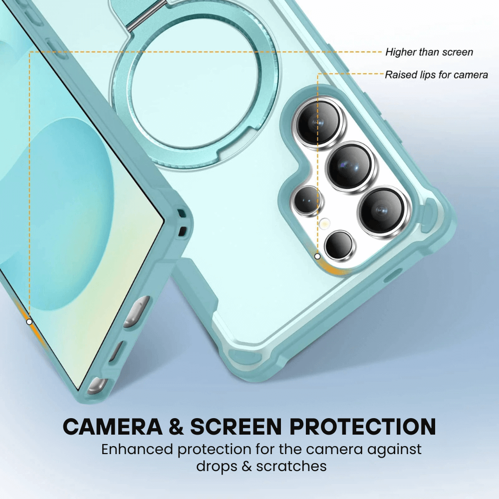 Tego Slim Shockproof MagSafe Galaxy Case With Ring Holder