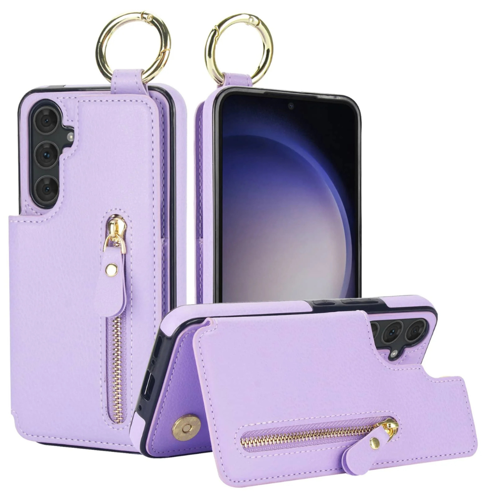 Degero Magnetic Wallet Leather Case For Galaxy A Series