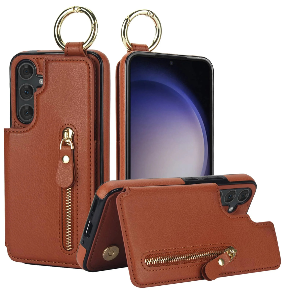 Degero Magnetic Wallet Leather Case For Galaxy A Series