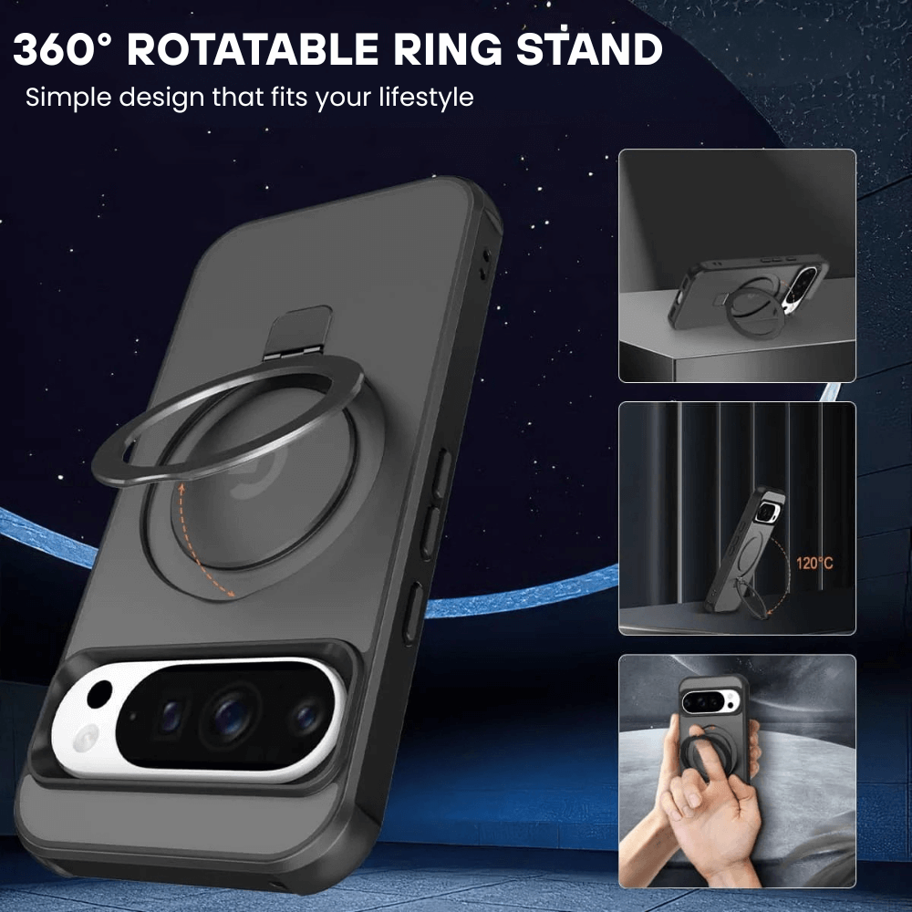 Sero Shockproof MagSafe Case For Google Pixel With Ring Holder