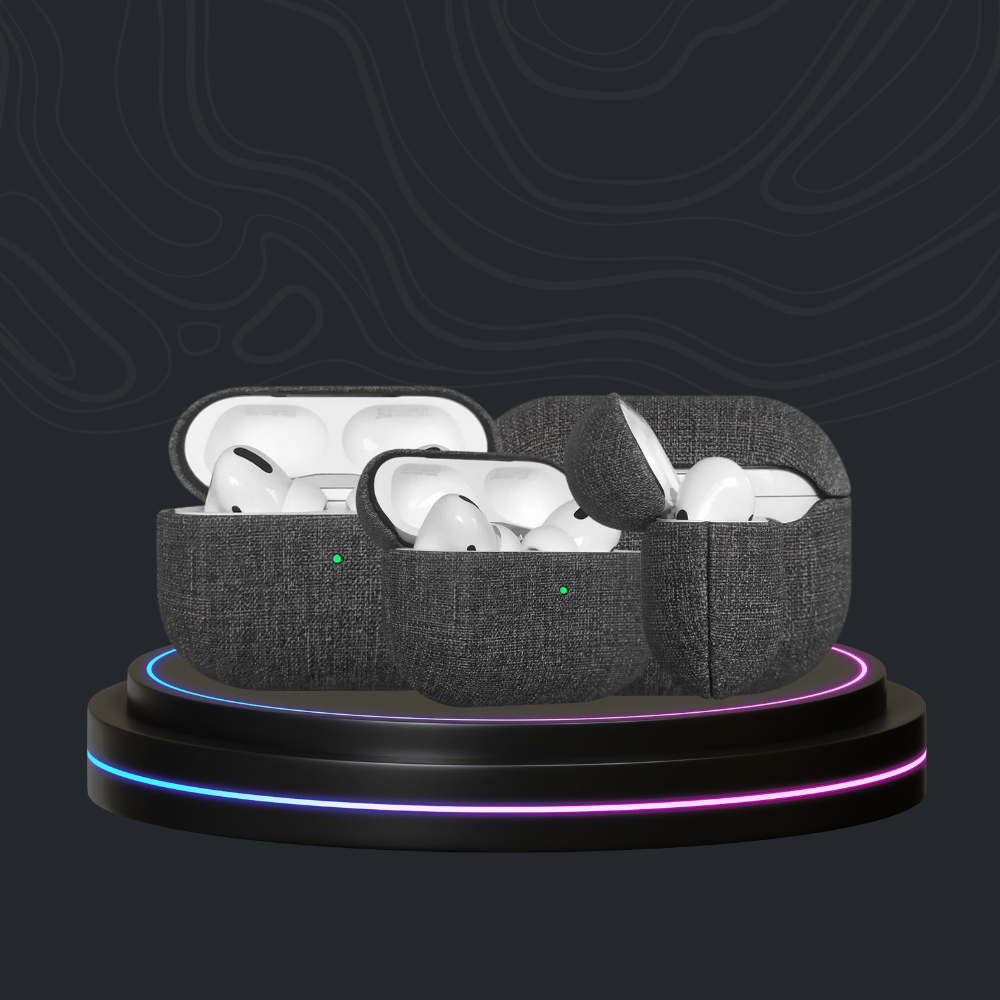 Eluvies Bergamo Fabric Shockproof AirPods Case