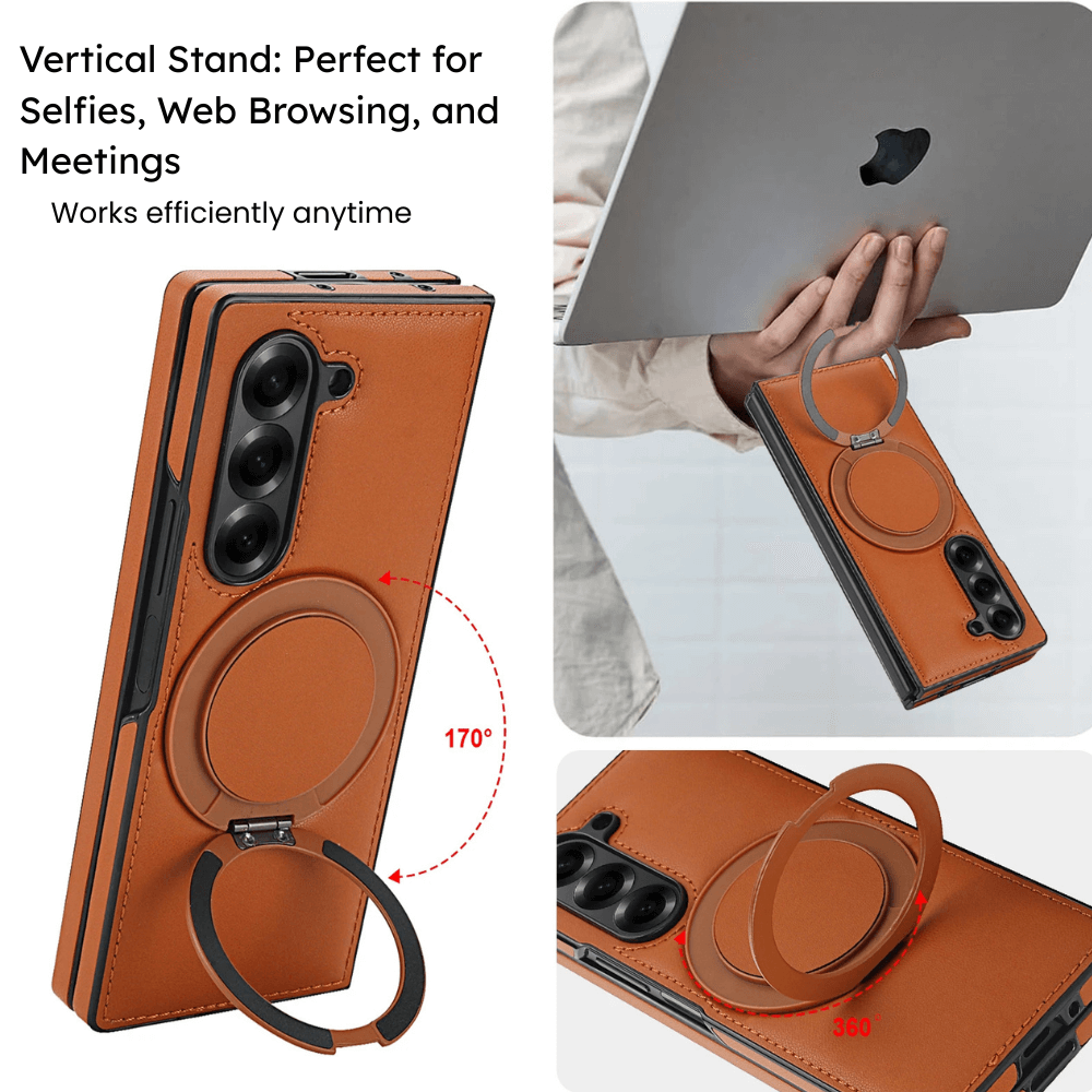 Reddo MagSafe Leather Case for Galaxy Z Fold