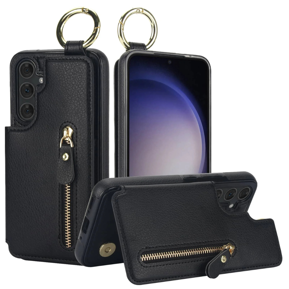 Degero Magnetic Wallet Leather Case For Galaxy A Series