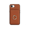 Laeve Wallet Case For iPhone 16 Series Brown iPhone 16e