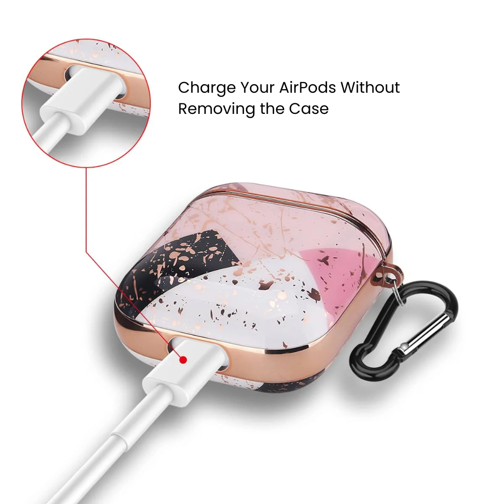 Inflo Plated Silicone Shockproof AirPods Case