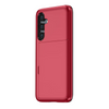 Evito Military Grade Slide Wallet Galaxy Case With Card Slot Red
