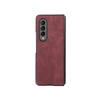 Mellis Slim Fit Leather Galaxy Z Case With Wallet Card Slots Wine Red