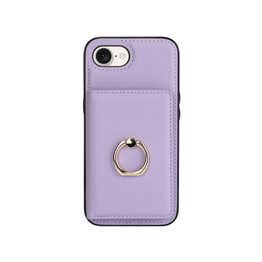 Laeve Wallet Case For iPhone 16 Series Purple iPhone 16e