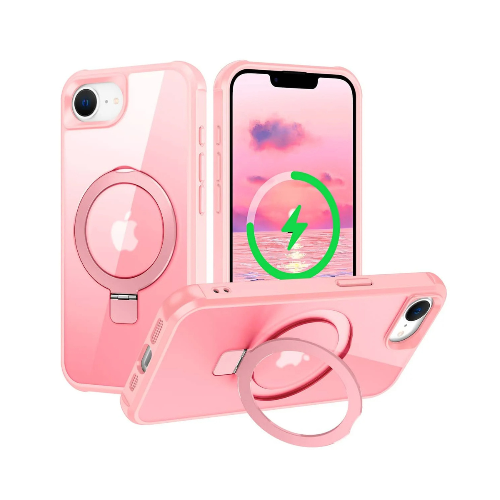 Decet Shockproof MagSafe Case For iPhone 16e Pink iPhone 16e