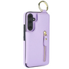 Degero Magnetic Wallet Leather Case For Galaxy A Series Purple