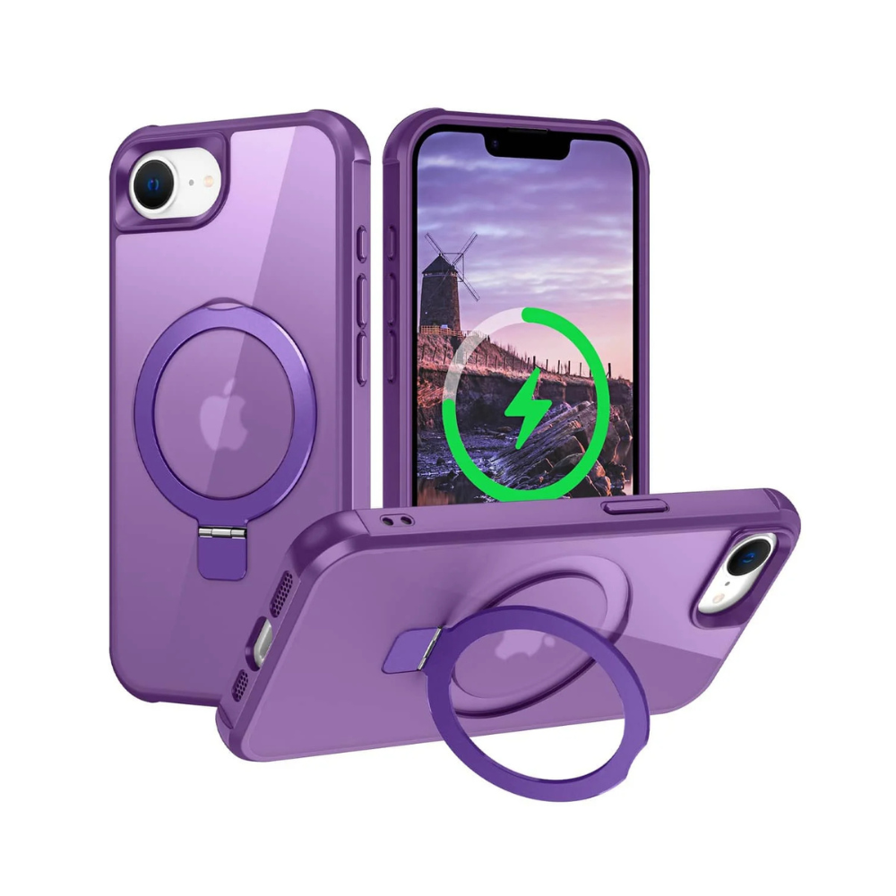 Decet Shockproof MagSafe Case For iPhone 16e Purple iPhone 16e