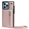 Nitida Crossbody Leather Case With Stand Rose Gold
