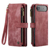 Saevio Magnetic Leather iPhone Case Red iPhone Air