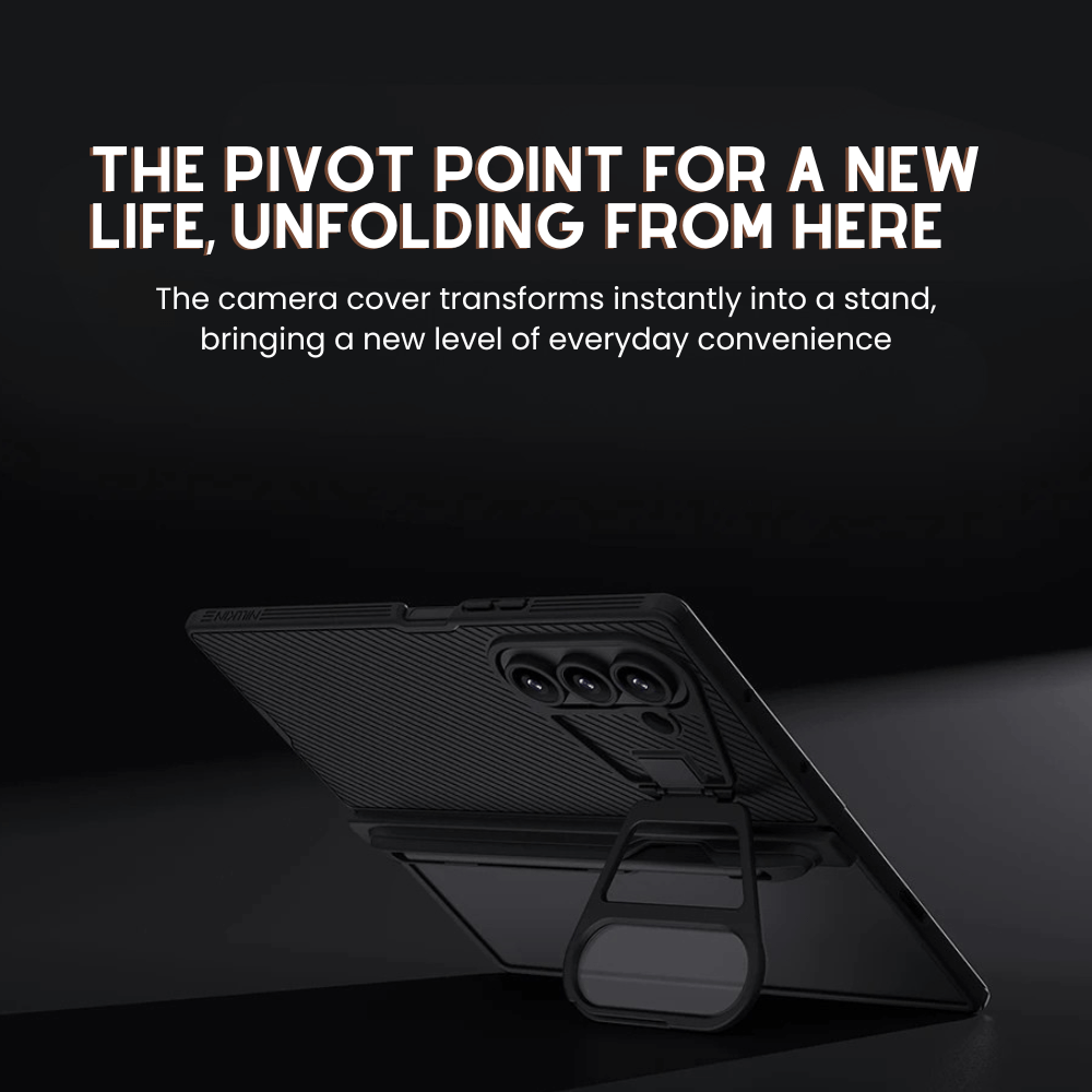 Parvus Shockproof Matte Case For Galaxy Z Fold 7 With S-Pen Holder