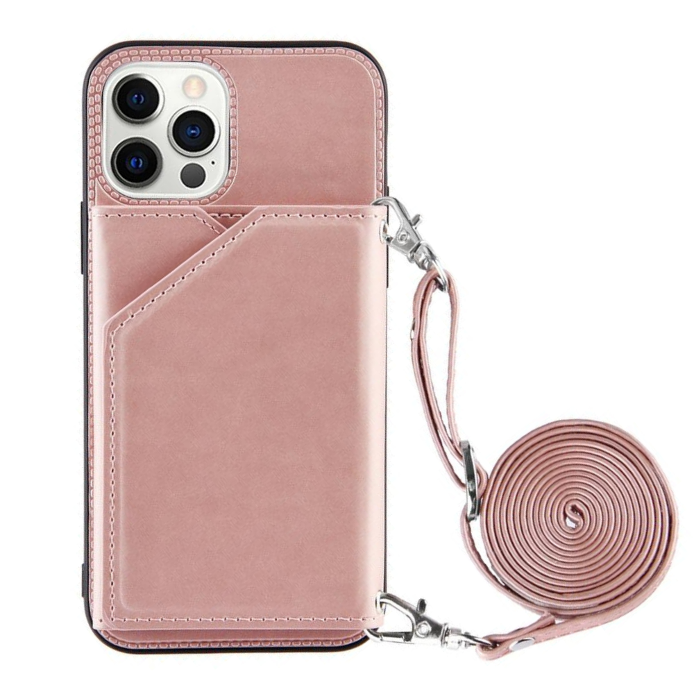 Everest Leather Wallet iPhone Case for Series 14 Pink