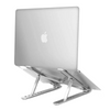 LappyLite Adjustable Aluminium Foldable Non-Slip Laptop Stand Silver