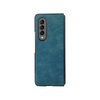 Mellis Slim Fit Leather Galaxy Z Case With Wallet Card Slots Blue