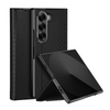 Recro Leather Case For Galaxy Z Fold With Card Holder And Kickstand Black