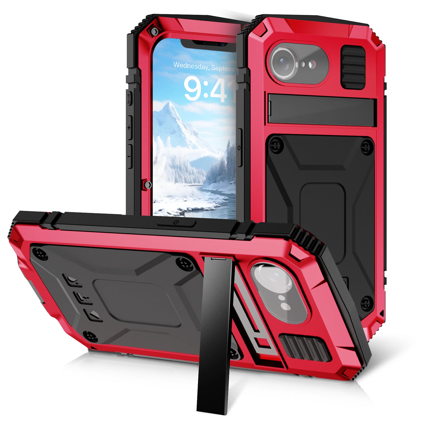 Thor Shockproof iPhone Case With Kickstand