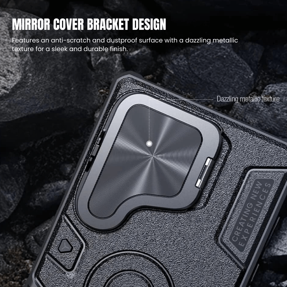 Accedo Heavy Duty Galaxy Case With Flip Lens Cover