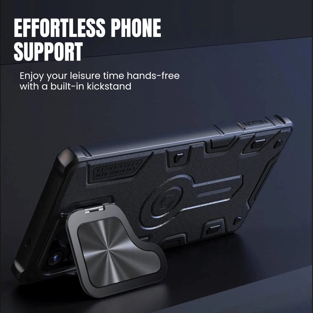 Accedo Heavy Duty Galaxy Case With Flip Lens Cover