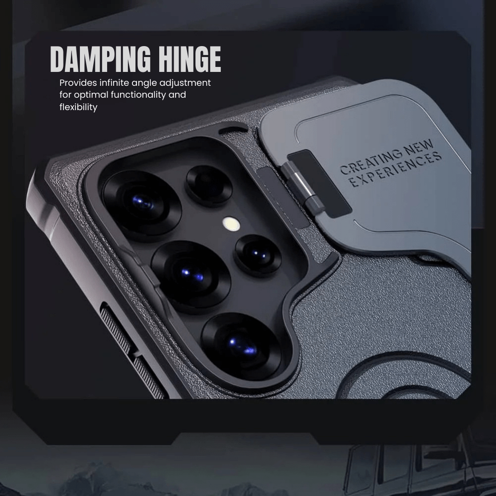 Accedo Heavy Duty Galaxy Case With Flip Lens Cover