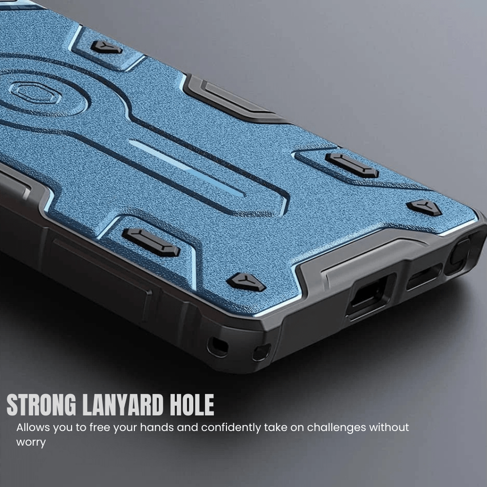 Accedo Heavy Duty Galaxy Case With Flip Lens Cover