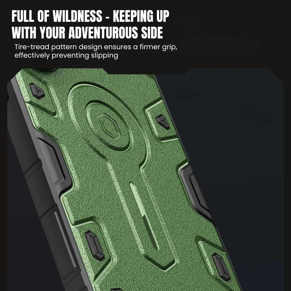 Accedo Heavy Duty Galaxy Case With Flip Lens Cover