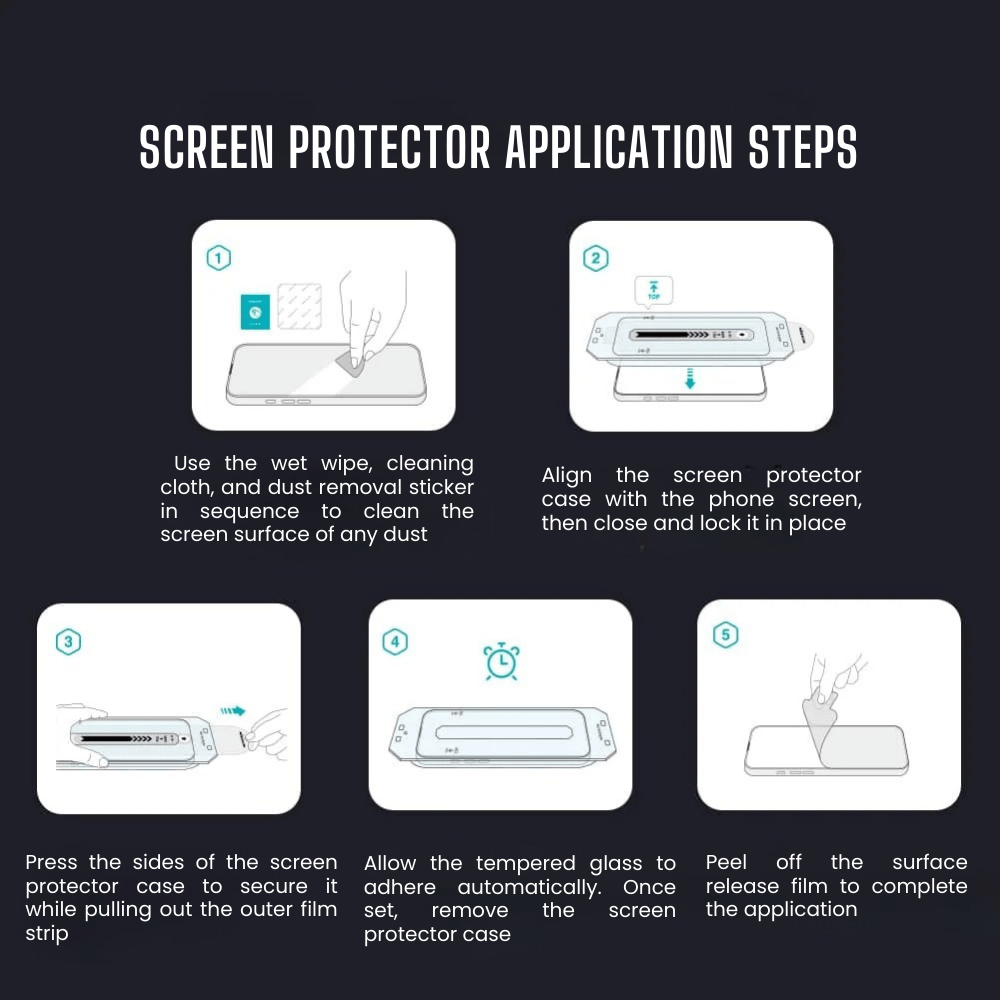 Caveo Crystal Clear Tempered Glass For Galaxy S25 Series