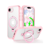 Denego Shockproof MagSafe Case With Screen Protector For iPhone 16e Pink iPhone 16e