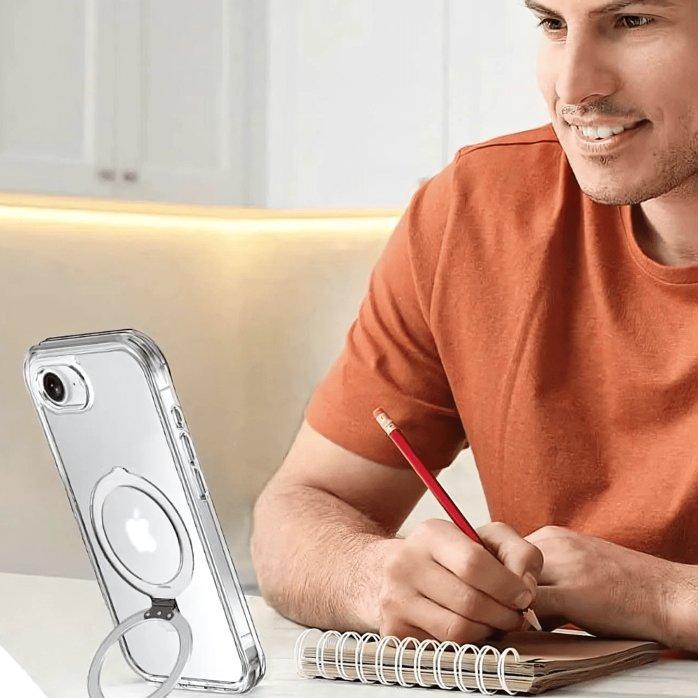 Denego Shockproof MagSafe Case With Screen Protector For iPhone 16e