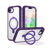 Denego Shockproof MagSafe Case With Screen Protector For iPhone 16e Deep Purple iPhone 16e