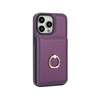 Laeve Wallet Case For iPhone 16 Series Dark Purple