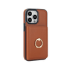 Laeve Wallet Case For iPhone 16 Series Brown
