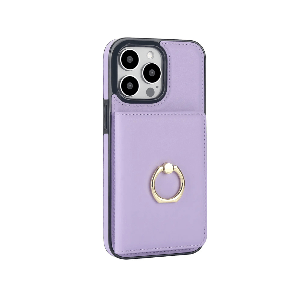 Laeve Wallet Case For iPhone 16 Series Purple