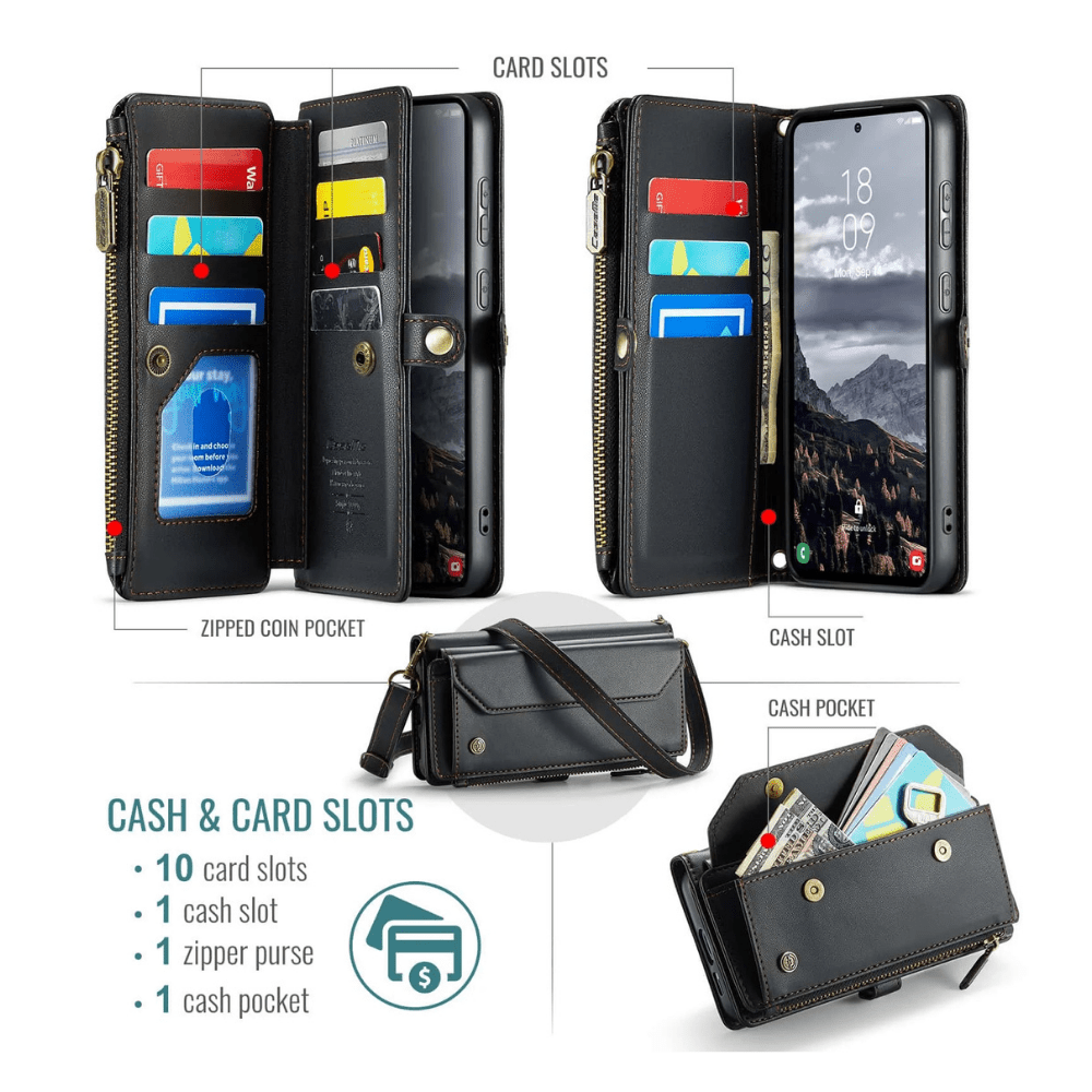 Teneo RFID Blocking Wallet Galaxy Case