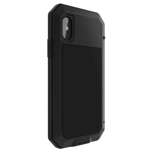 Titan Heavy Duty Metal iPhone Case For X, SE, 11, 12 & 13 Series Black
