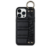 Alterna Luxury Leather iPhone Case With Wristband Black