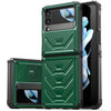 Gelus Anti-Scratch Shockproof Case for Samsung Galaxy Z Flip 4 Army Green