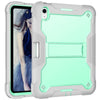 Aeris Heavy Duty Shockproof Silicone iPad Case With Pencil Holder & Kickstand Green