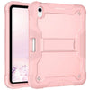 Aeris Heavy Duty Shockproof Silicone iPad Case With Pencil Holder & Kickstand Pink