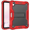 Aeris Heavy Duty Shockproof Silicone iPad Case With Pencil Holder & Kickstand Red