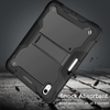 Aeris Heavy Duty Shockproof Silicone iPad Case With Pencil Holder & Kickstand