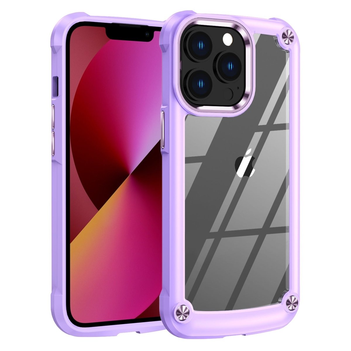 Ambo 5-in-1 Liquid TPU Protection Case For iPhone 15 Series Lavender
