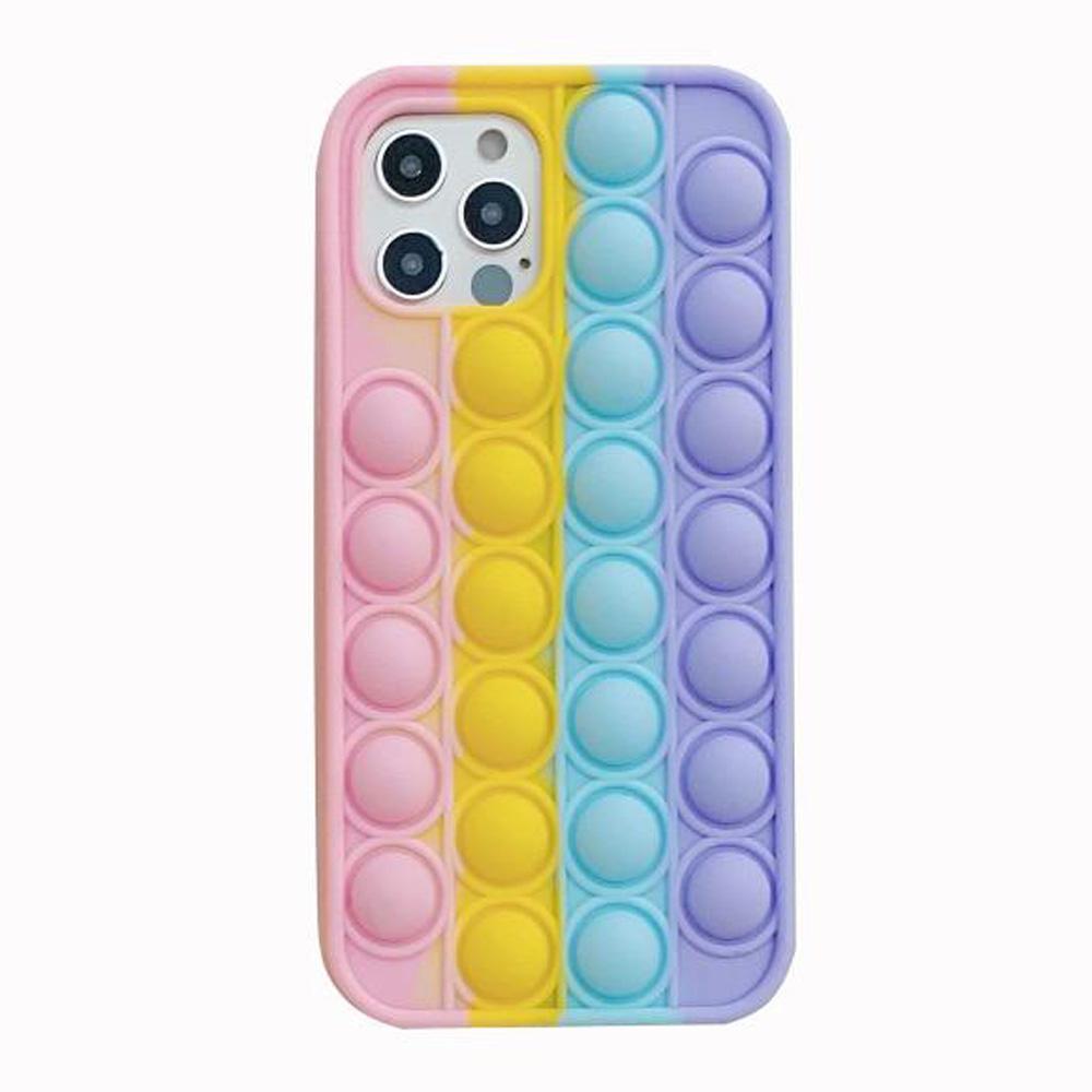 Ambra Stress Relief Silicone iPhone Case Ambra Rainbow