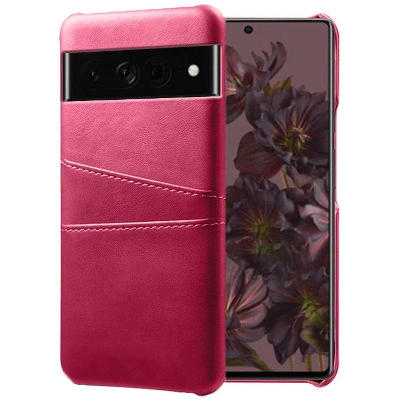 Arcere Leather Card Slot Wallet Case For Google Pixel Rose