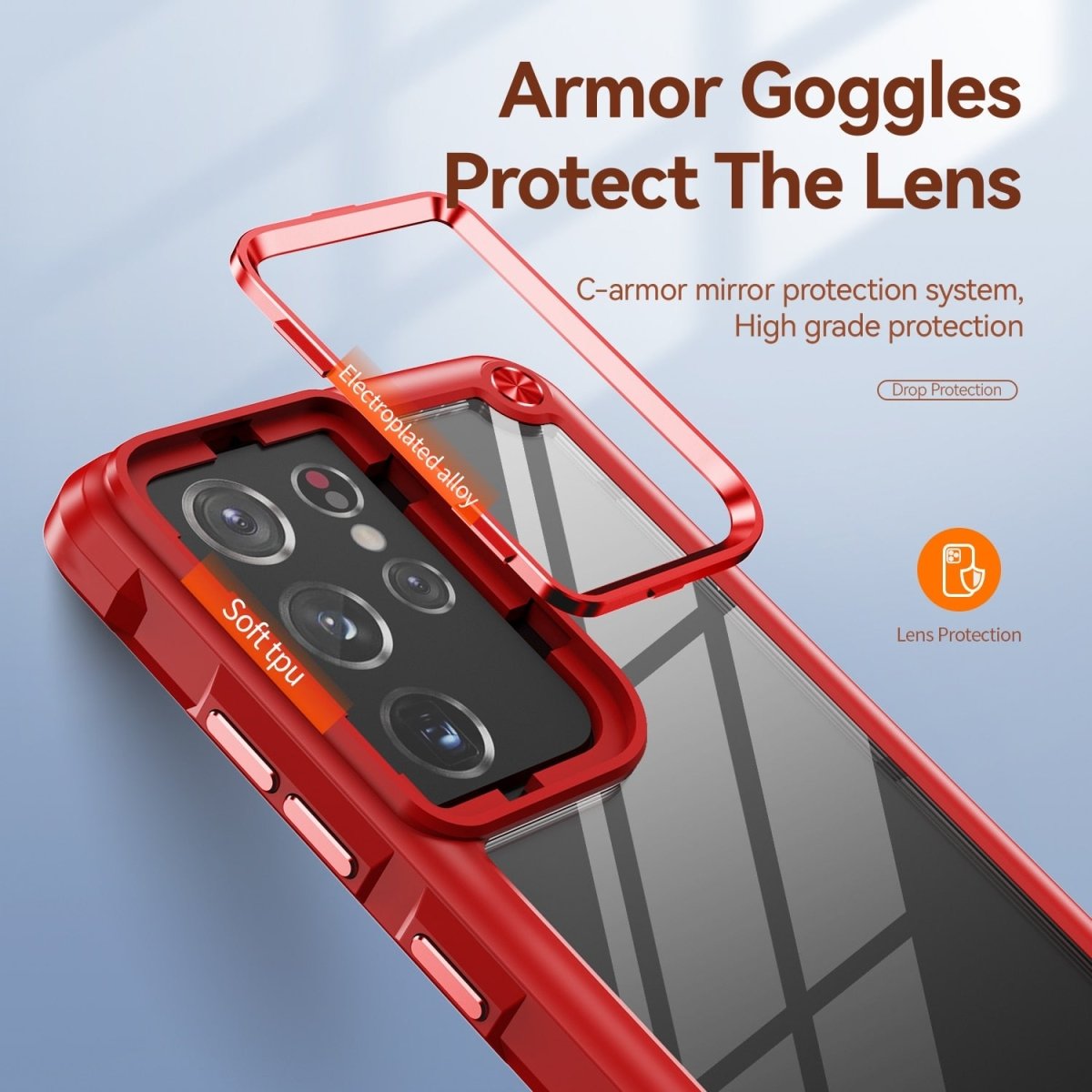 Ardeo 6-in-1 Liquid TPU Galaxy Protection Case